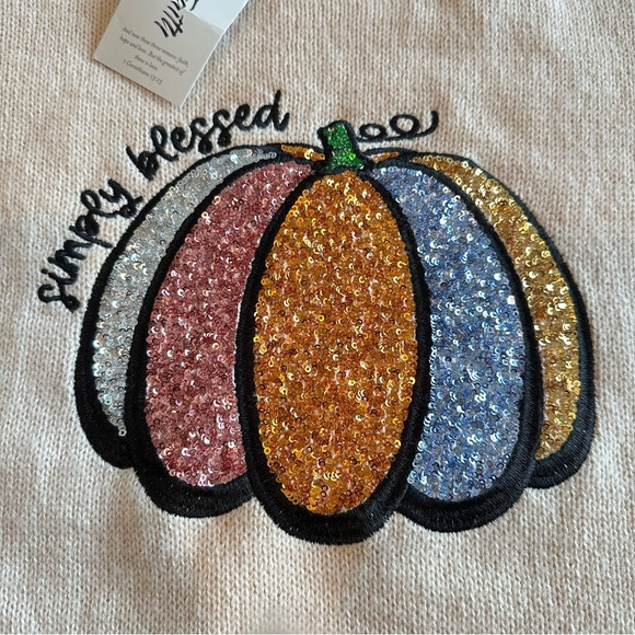 Simply Blessed Cream Sweater - Picture 11 of 12